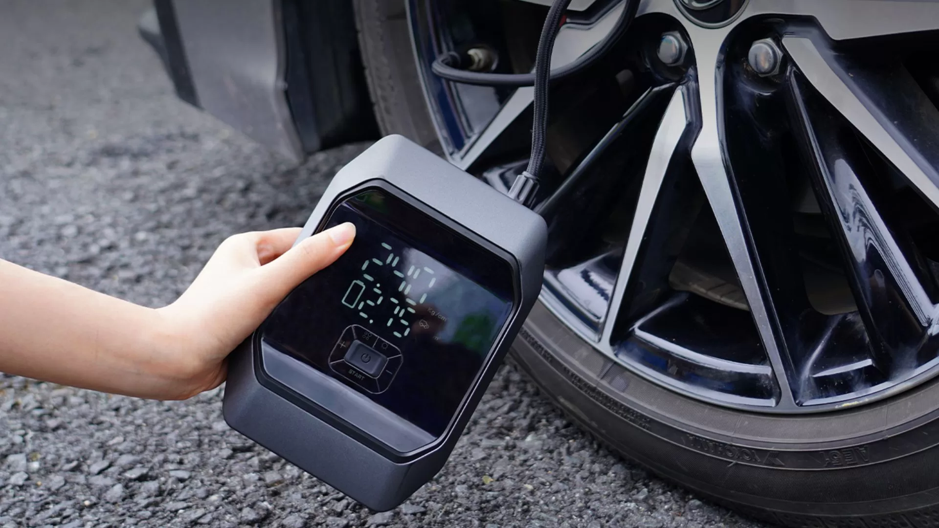 Unleash the Power of Portability: The SmartNewo Jump Starter with Air Compressor KF03