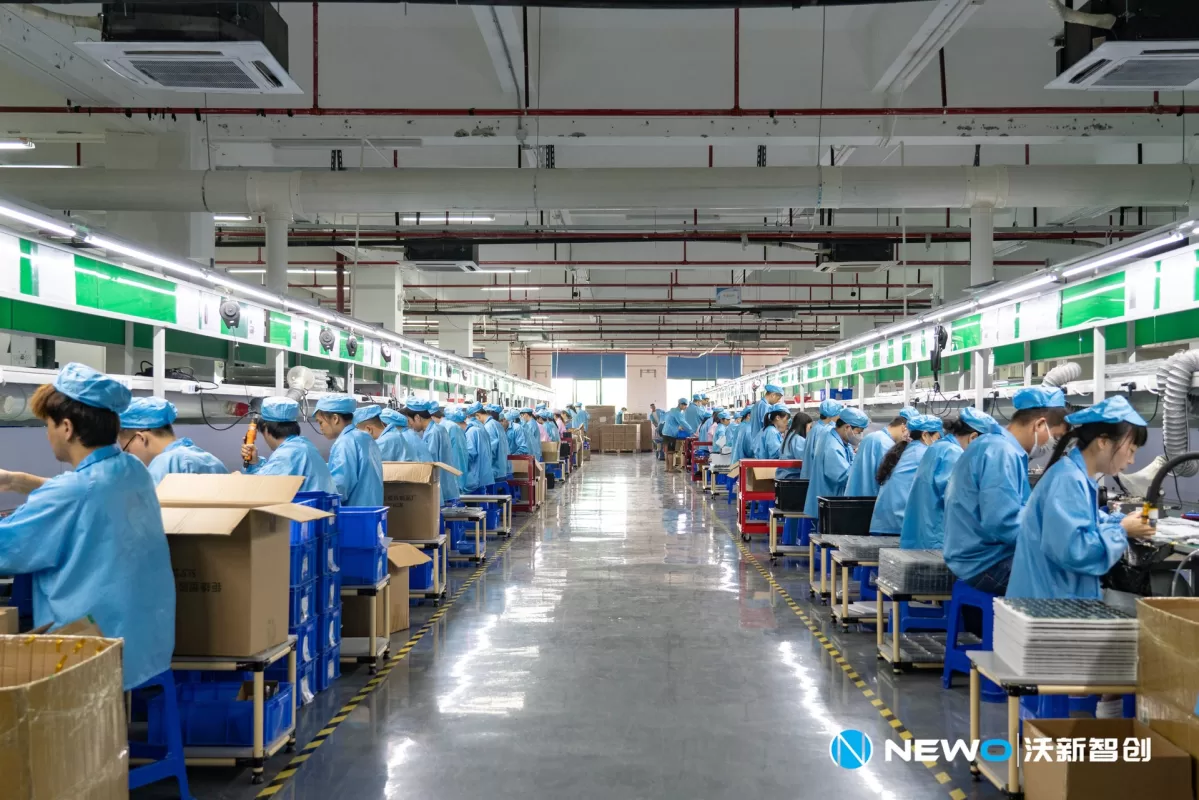 Electric air pump assembly lines at Smartnewo factory
