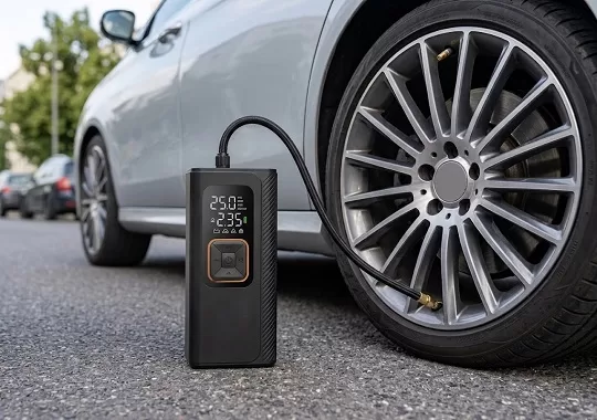 Auto Shut-Off Tire Inflator for Fast and Accurate Tire Pressure