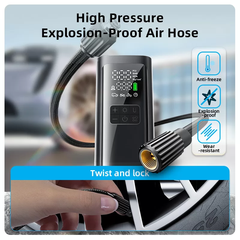 Portable Tire Inflator Air Pump