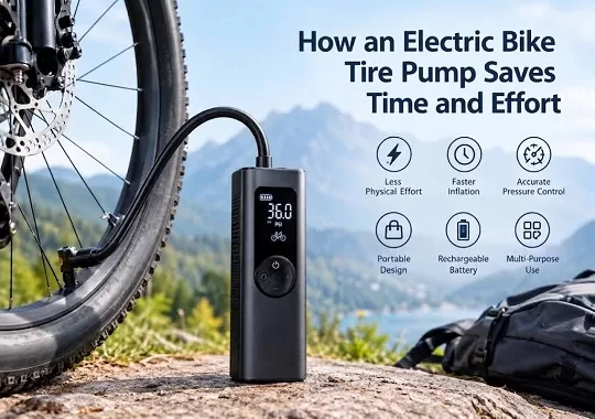 How an Electric Bike Tire Pump Saves Time and Effort How an Electric Bike Tire Pump Saves Time and Effort