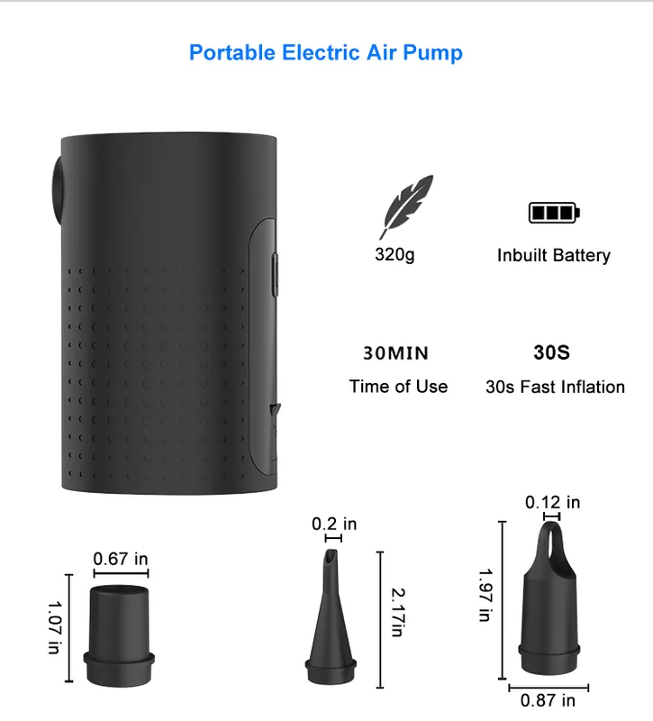 Portable Electric Air Pump for Inflatables